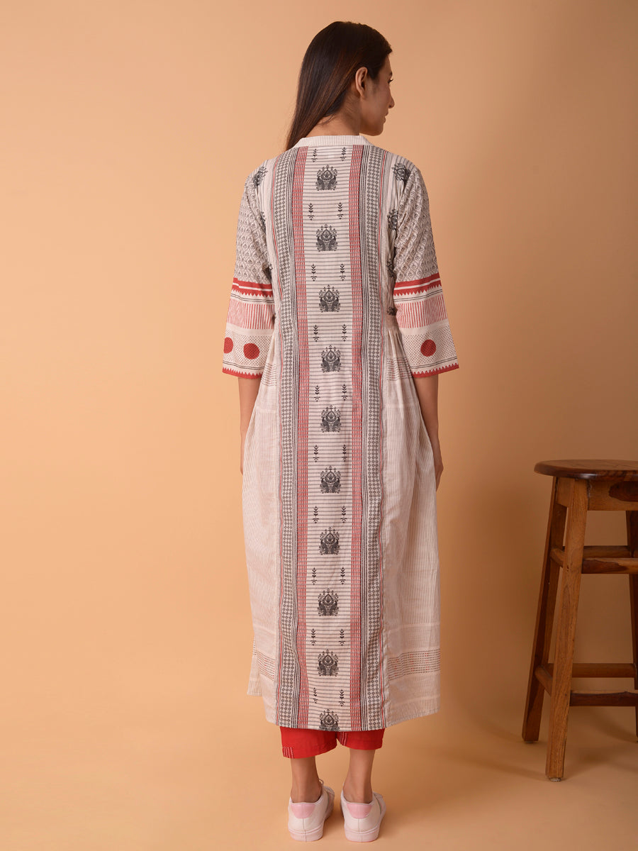 COTTON PRINTED KURTA