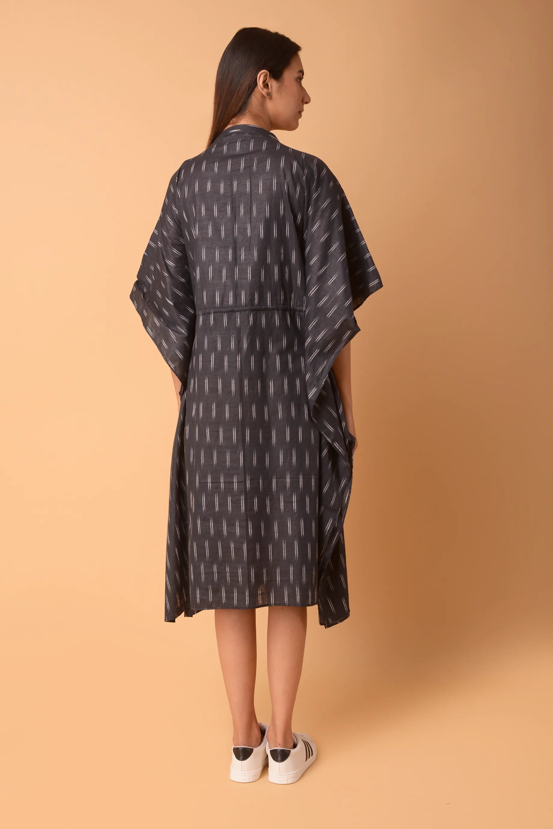 BLACK COTTON KAFTAAN
