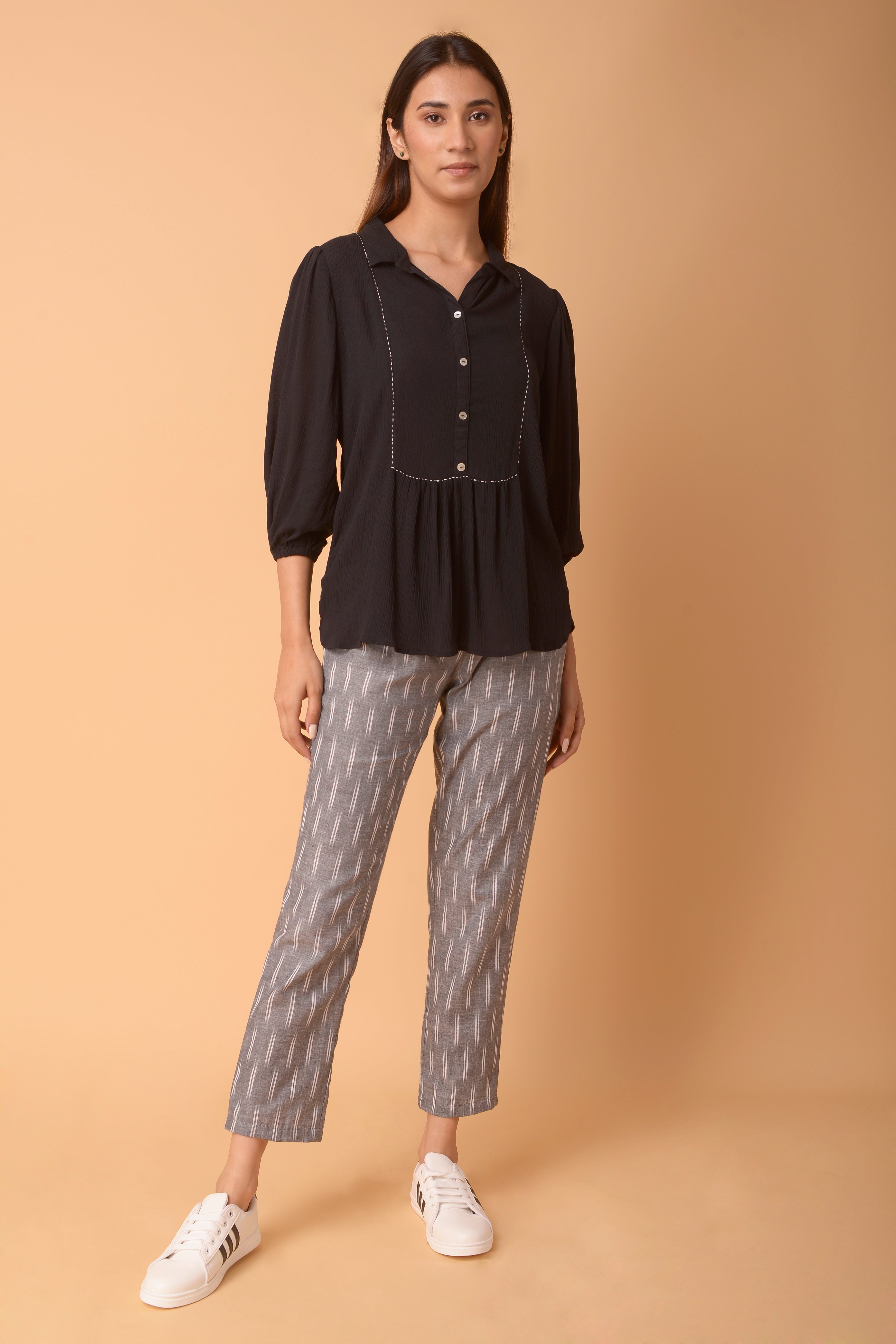 BLACK COTTON TOP