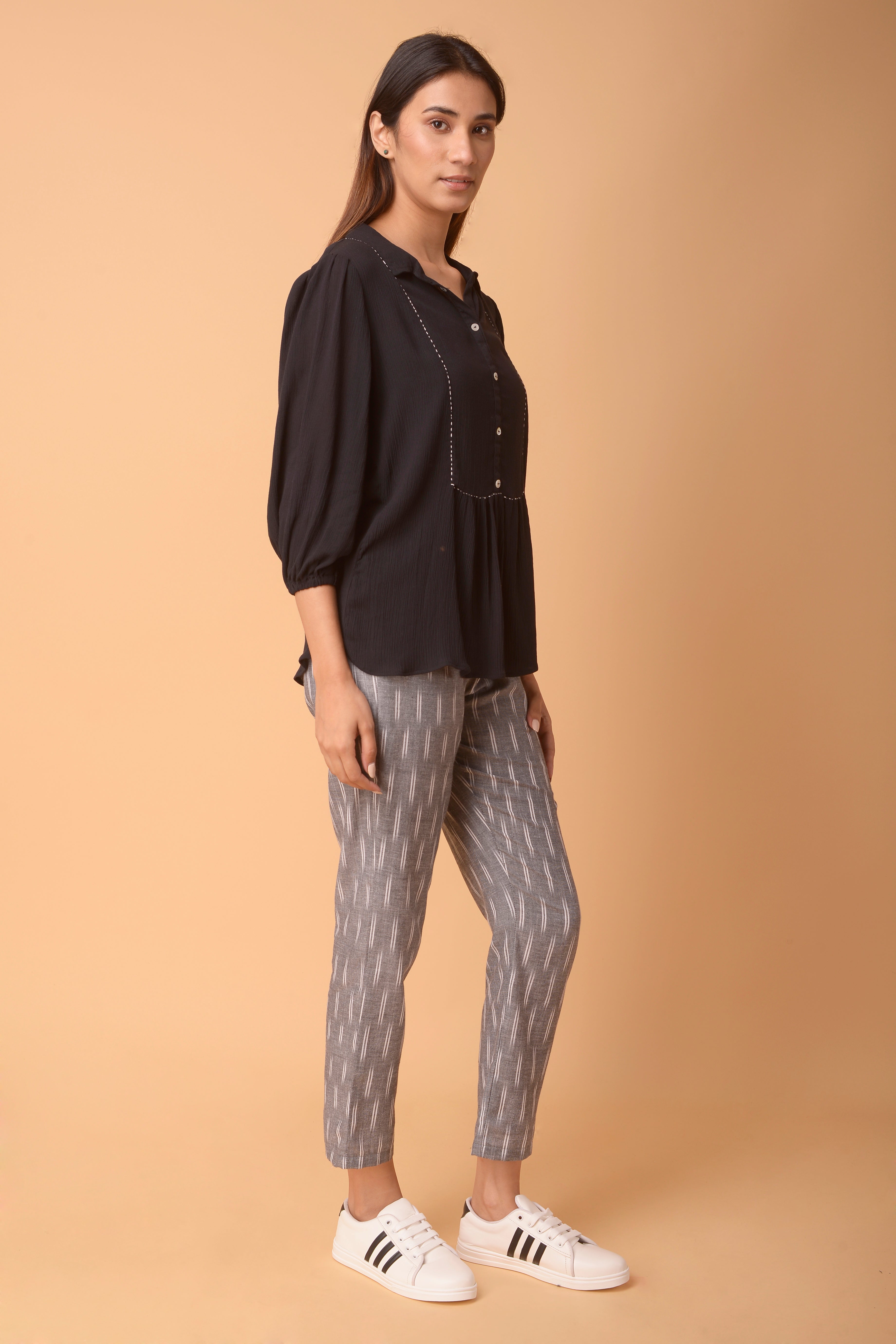 BLACK COTTON TOP