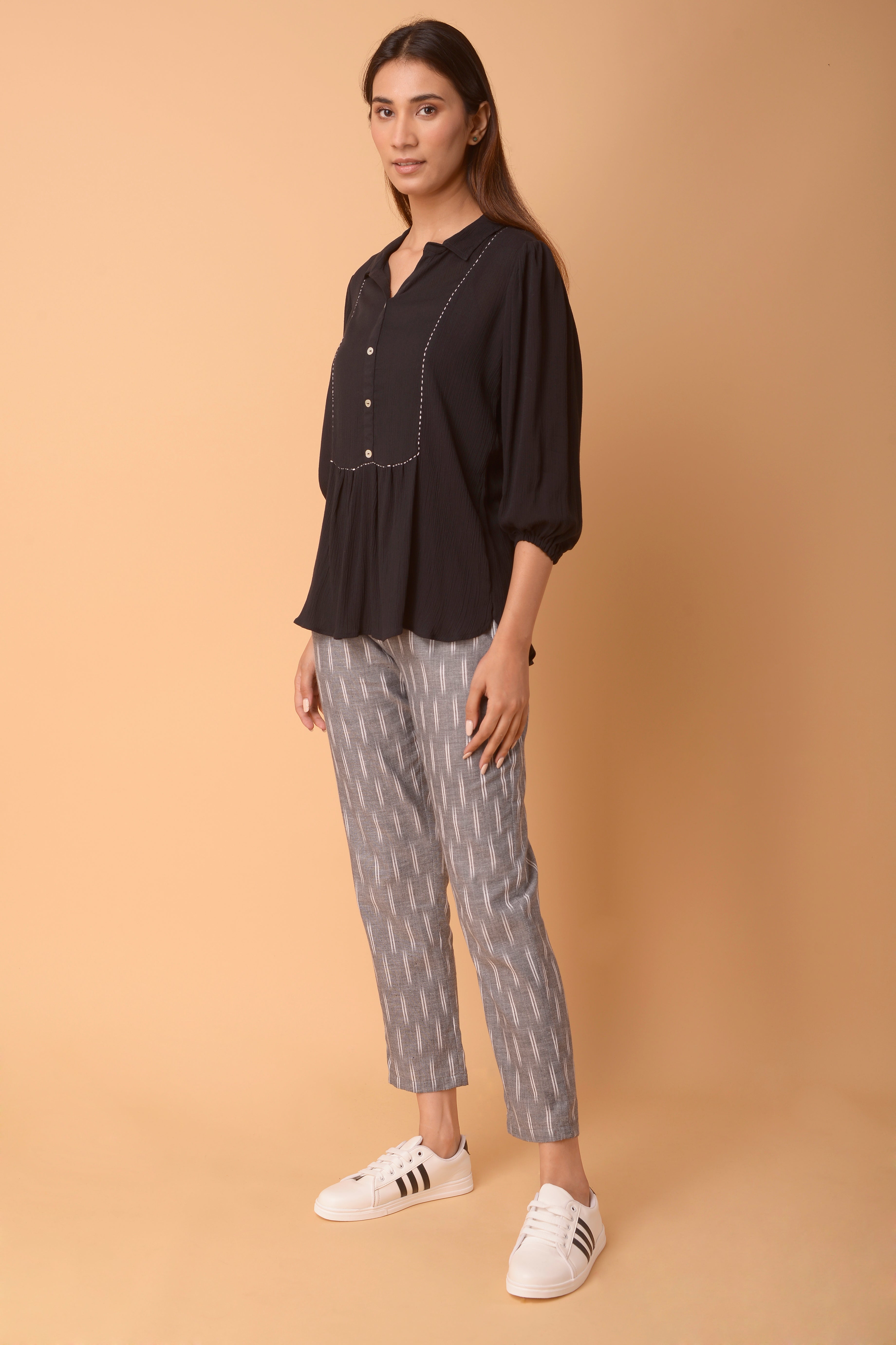 BLACK COTTON TOP