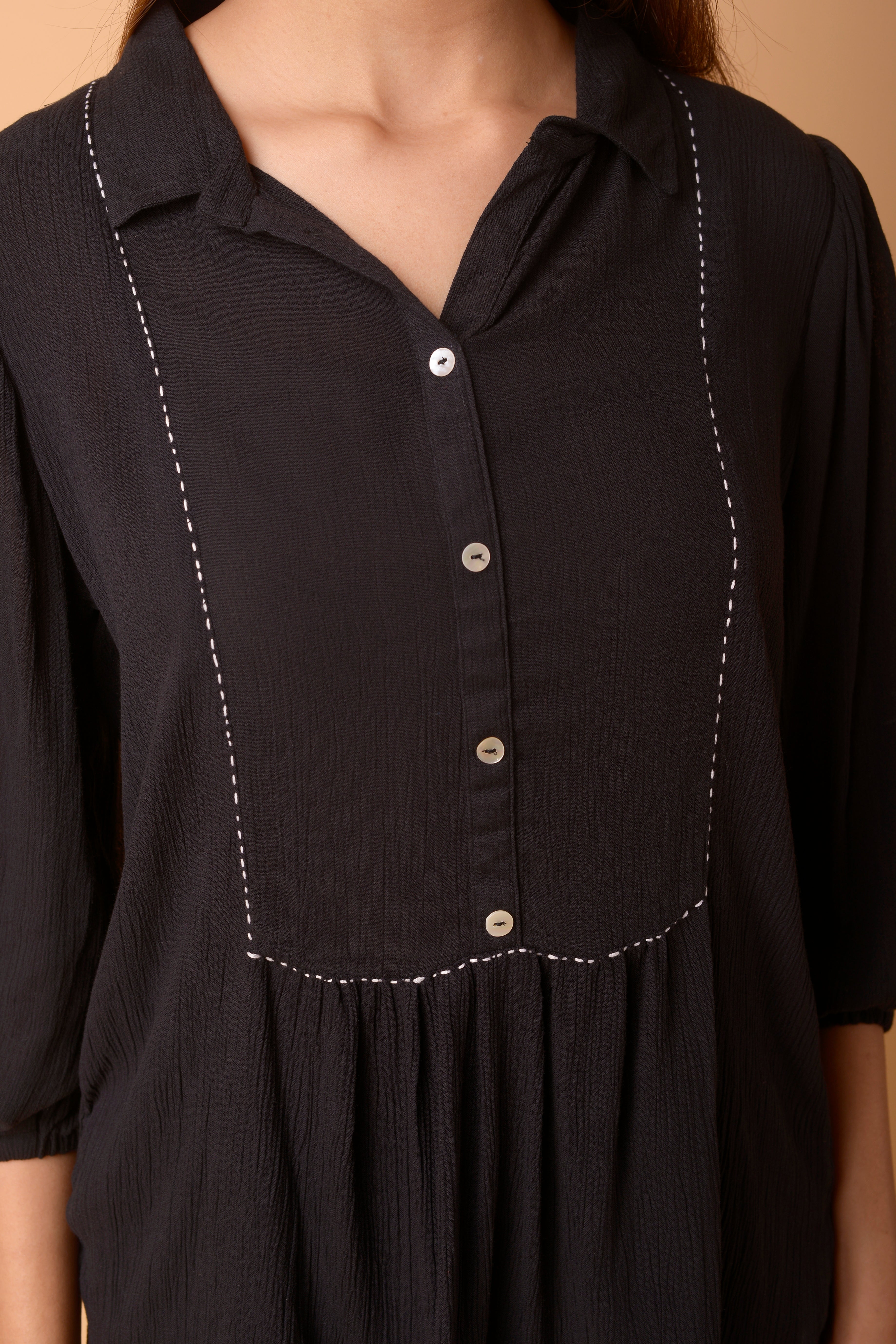 BLACK COTTON TOP