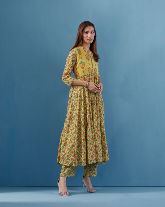 ANARKALI KURTA WITH PANTS