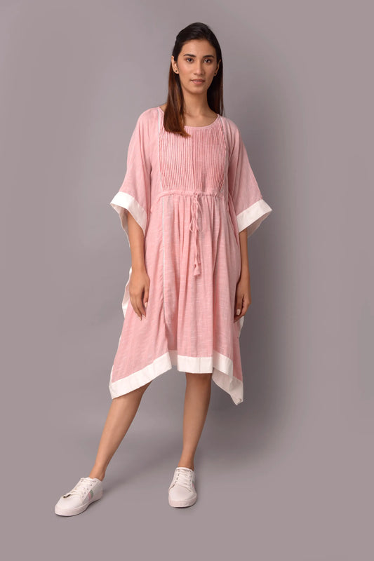 PINK CHAMBRAY KAFTAAN