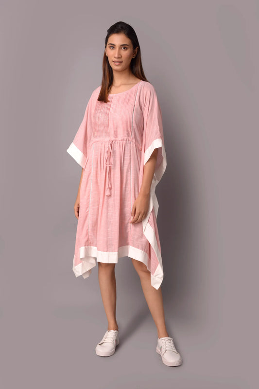 PINK CHAMBRAY KAFTAAN